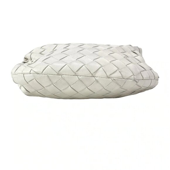 Auth BOTTEGA VENETA Mini The Jodi - White Leather B********* Handbag - Picture 5 of 16